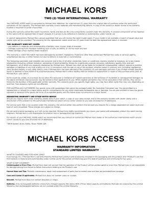 michael kors runway not registering finger|Michael Kors warranty check.